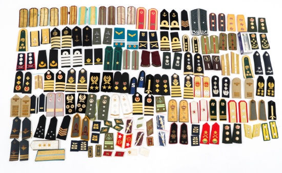 WORLD MILITARY ENLISTED TO OFFICER SHOULDER BOARDS