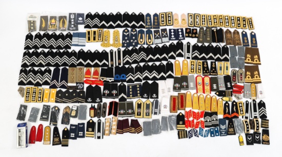 WORLD MILITARY ENLISTED TO OFFICER SHOULDER BOARDS