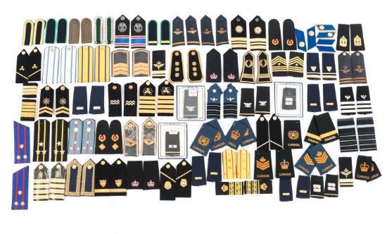 WORLD MILITARY ENLISTED TO OFFICER SHOULDER BOARDS