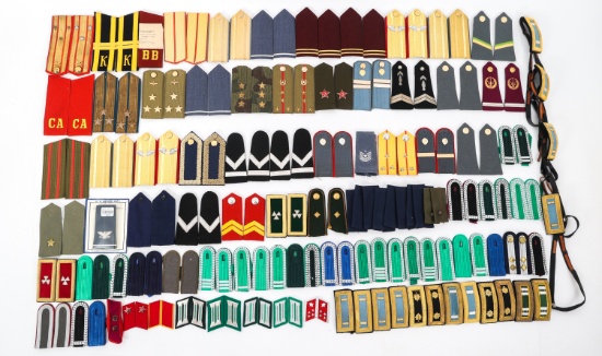 WORLD MILITARY ENLISTED TO OFFICER SHOULDER BOARDS