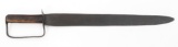 19th CENTURY US MILITIA D-GUARD LARGE KNIFE