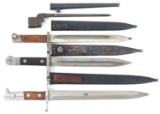 WWI - COLD WAR WORLD MILITARY BAYONET LOT OF 4