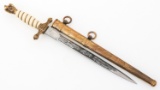 WWII GERMAN KRIEGSMARINE DRESS DAGGER By ALCOSO