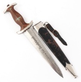 WWII GERMAN NSKK DRESS DAGGER RZM M7/66 1941