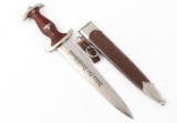 WWII GERMAN SA DRESS DAGGER By GEBR HELLER