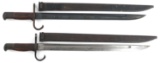 WWII JAPANESE TYPE 30 ARISAKA BAYONET LOT OF 2
