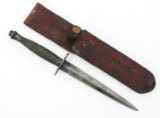 WWII 3rd PATTERN FAIRBAIRN SYKES KNIFE & SCABBARD