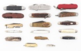 WWII TO MODERN POCKET FOLDING KNIVES LOT OF 17