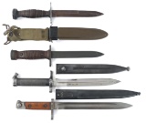 WWI - COLD WAR WORLD MILITARY BAYONET LOT OF 4