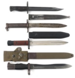 WWI - COLD WAR WORLD MILITARY BAYONET LOT OF 4