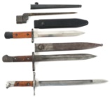 WWI - COLD WAR WORLD MILITARY BAYONET LOT OF 4