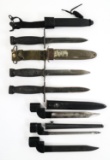 COLD WAR US M7 & BRITISH BAYONET LOT OF 6