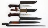 WWI - COLD WAR RUSSIAN & POLISH BAYONET LOT OF 4