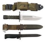 US ARMY M5A1 & M9 PHROBIS III BAYONET LOT OF 2