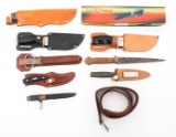 FIXED BLADE KNIVES LOT OF 10