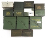 WWII - COLD WAR US ARMED FORCES AMMO CAN LOT
