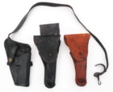 WWII - VIETNAM WAR US ARMY 1911 PISTOL HOLSTER LOT