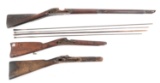 CIVIL WAR ERA RIFLE STOCK & RAMROD LOT OF 7