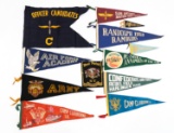 WWII - COLD WAR US ARMY & AIR FORCE FLAG PENNANT