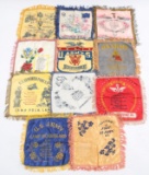 WWII US ARMY & NAVY PILLOW SHAM LOT OF 11