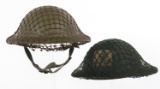 WWI - WWII BRITISH ARMY BRODIE COMBAT HELMET