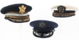 WWII - COLD WAR US ARMED FORCES OFFICER DRESS HAT