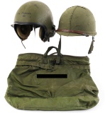 VIETNAM WAR T-56 TANKER & EARLY M1 COMBAT HELMET