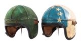COLD WAR US NAVY PAINTED GENTEX H-4 FLIGHT HELMETS