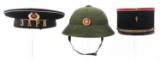 COLD WAR SOVIET - NVA & FRENCH HEADGEAR LOT