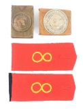 IMPERIAL GERMAN BELT BUCKLE & SHOULDER BOARD LOT