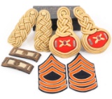 US ARMY M1872 - 1903 OFF SHOULDER BOARDS & RANKS
