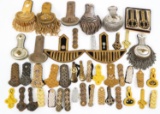 WWI WORLD MILITARY OFFICER DRESS EPAULETS LOT