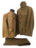 WWI US ARMY OFFICER AND ENLISTED UNIFORM LOT