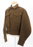 WWII BRITISH ARMY 1940 PATT. BATTLEDRESS TUNIC