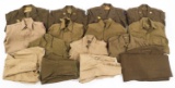WWII US ARMY OFFICER & ENLISTED UNIFORM ITEMS