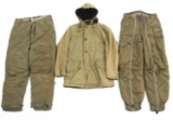 WWII US AAF B-9 PARKA A-11 / A-8 FLIGHT TROUSERS