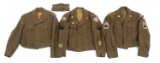 WWII US ARMY AIR FORCE IKE JACKETS LOT OF 3
