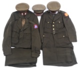 WWII US ARMY OFFICER SERVICE UNIFORM ITEMS