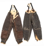 WWII US AAF TYPE A-3 & A-5 FLIGHT TROUSER LOT OF 2