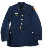 WWII USAAF OFFICER 1938 PATTERN ELASTIC BLUE TUNIC