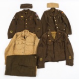 WWII US ARMY INFANTRY & AAF ENLISTED MAN UNIFORMS