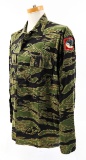 VIETNAM WAR ARVN LIGHTWEIGHT TIGER STRIPE JACKET