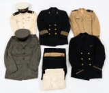 WWII - COLD WAR US NAVY & ACADEMY OFFICER UNIFORMS