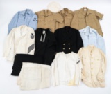 COLD WAR US NAVY TUNIC - SHIRT & UNIFORM LOT