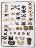 CIVIL WAR - INDIAN WARS US ARMY INSIGNIA LOT OF 43