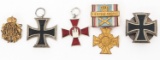WWI IMPERIAL GERMAN MEDAL LOT OF 5