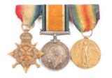 WWI BRITISH MILITARY MEDALS LOT OF 3