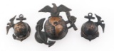 WWI USMC ENLISTED MAN 1918 - 1920 PATTERN EGA SET