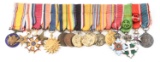 MEXICAN WAR - WWII US ARMY MINI MEDAL GROUPING