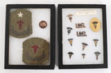 WWI US ARMY MEDICAL RESERVE CORPS INSIGNIA & PATCH